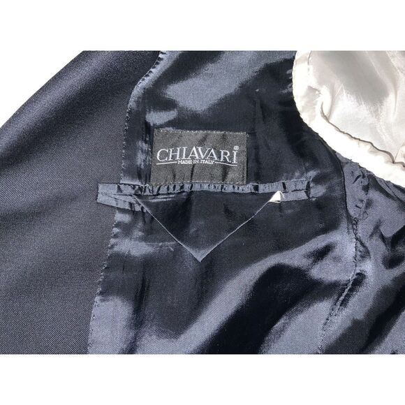 Vitale Barberis Canonico CHIAVARI 2Button Jacket  Super 100sNAVY 42R - Picture 11 of 12